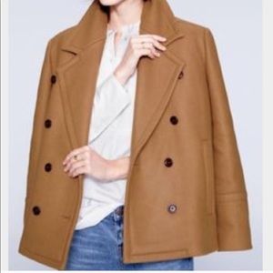J. Crew Tan Pea Coat